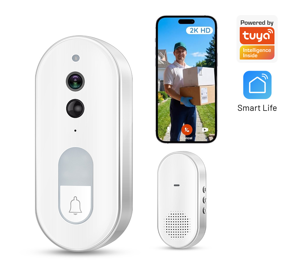 Smart Doorbell Wired - Умный видеодомофон Tuya, беспроводная уличная камера