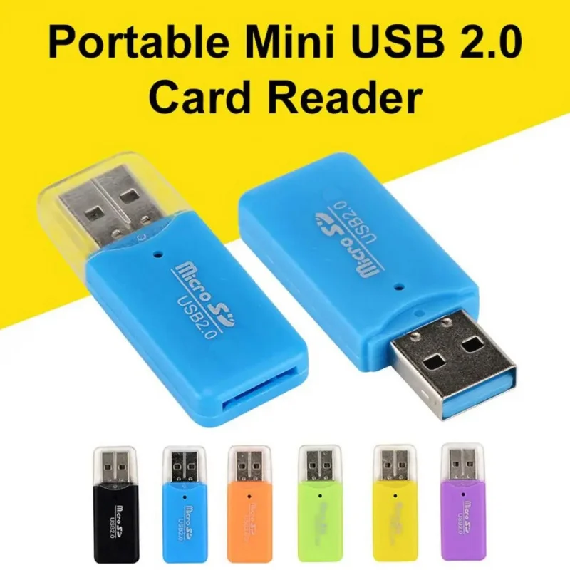 Home Assistant Sd - Портативный мини-USB 2.0 TF micro SD-считыватель