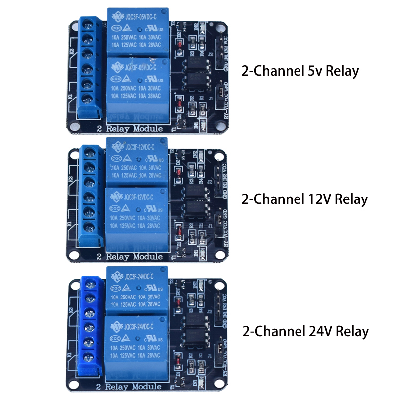 Модуль реле DC 5В 12В 24В на 1 – обзор и цена Relay 8 Channel Board