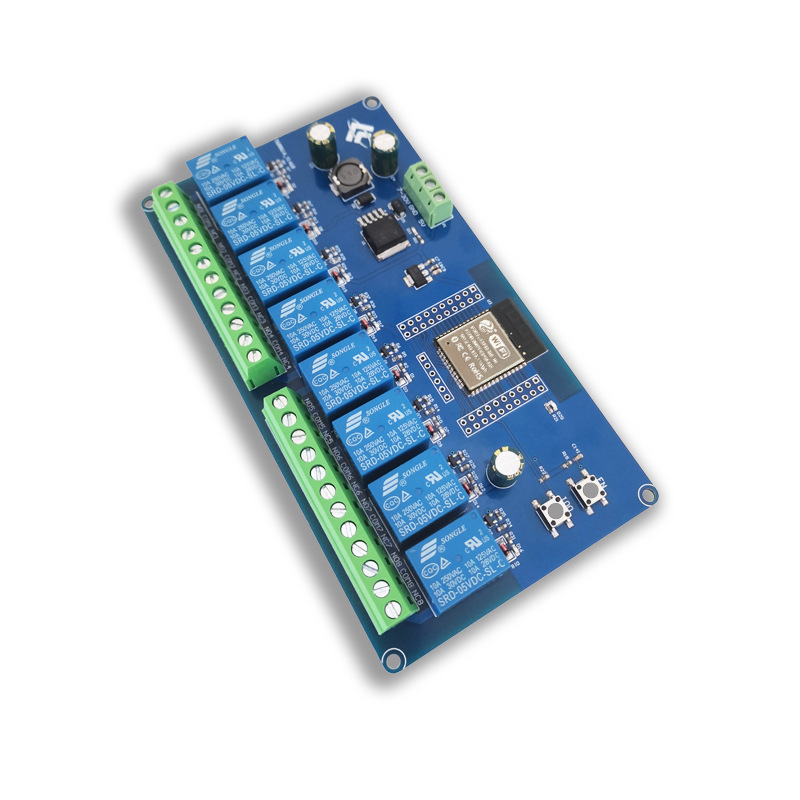 Плата разработки ESP32 DC5-30V – обзор и цена Relay 8 Channel Board
