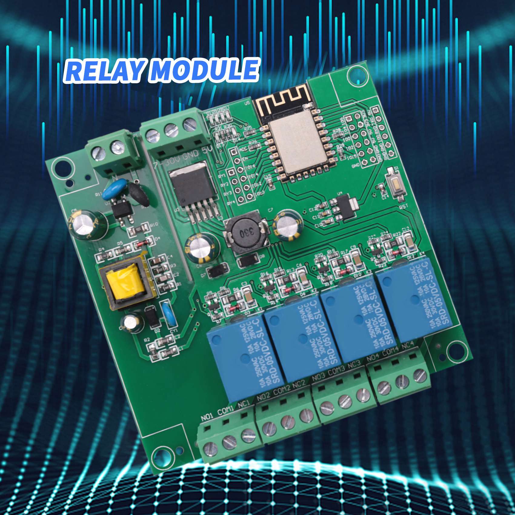 SCLS ESP8266 Беспроводной WIFI – обзор и цена Relay 8 Channel Board