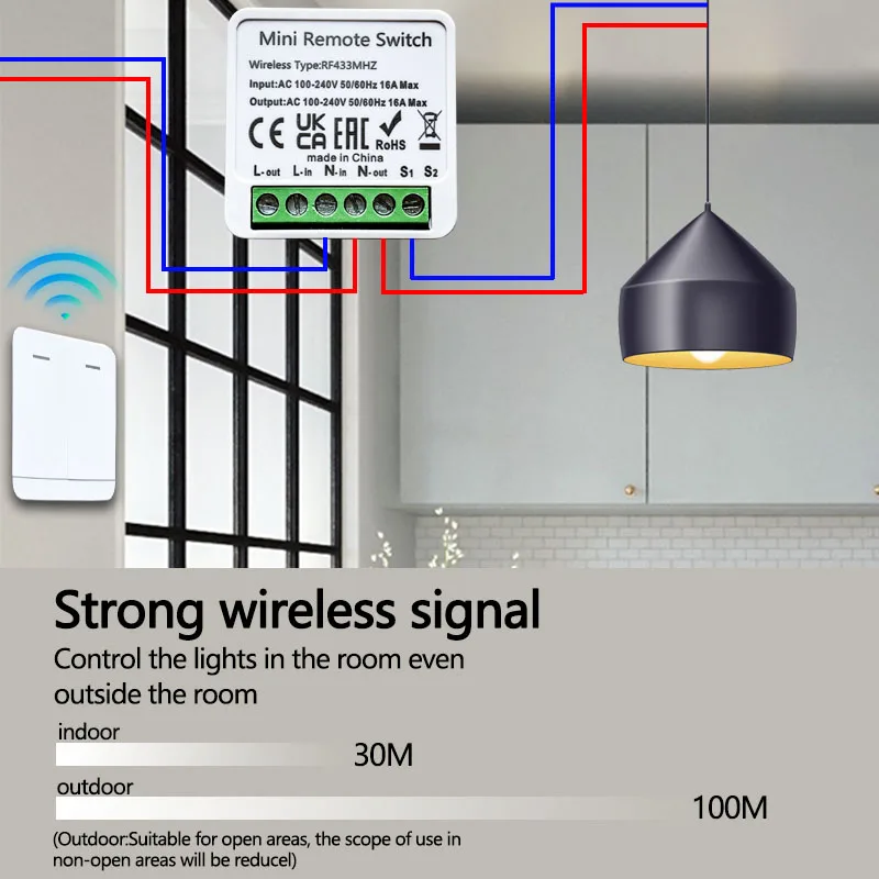 RF 433 МГц Smart DIY Беспровод – обзор и цена Home Automation Panel Diy