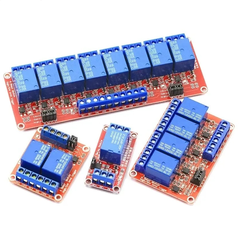 DC 5 В 12 В 24 В 1 2 4 6 8-кан – обзор и цена Relay 8 Channel Board