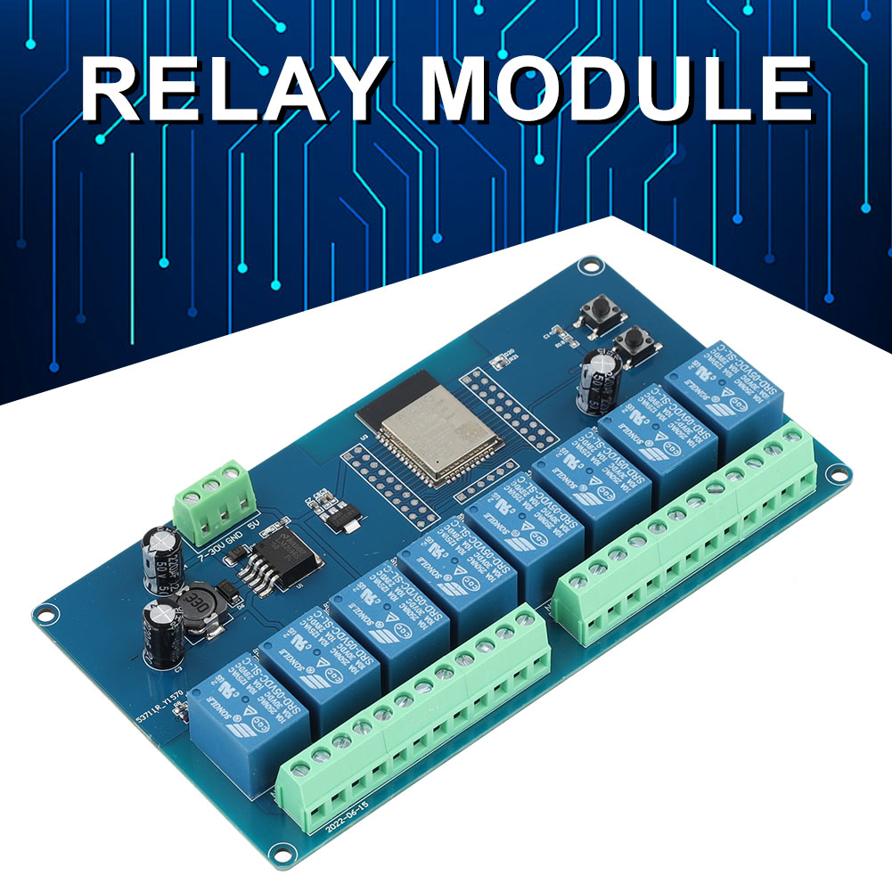 ESP32 WIFI Bluetooth-совместим – обзор и цена Relay 8 Channel Board